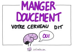 Vignette de Manger plus lentement ? Votre cerveau dit oui !