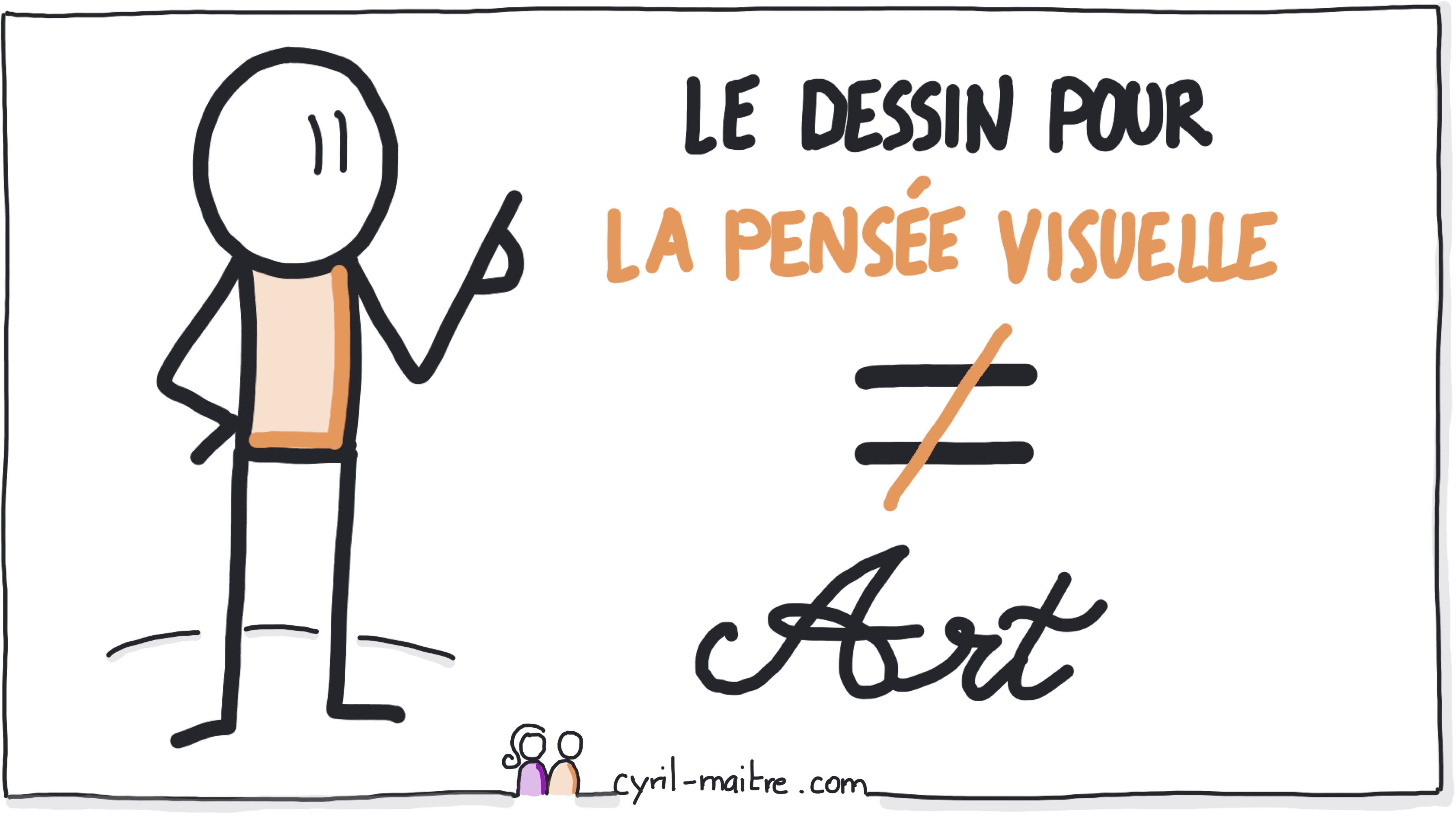 Attention : Le dessin pour la pensée visuelle, ce n'est pas de l'art !