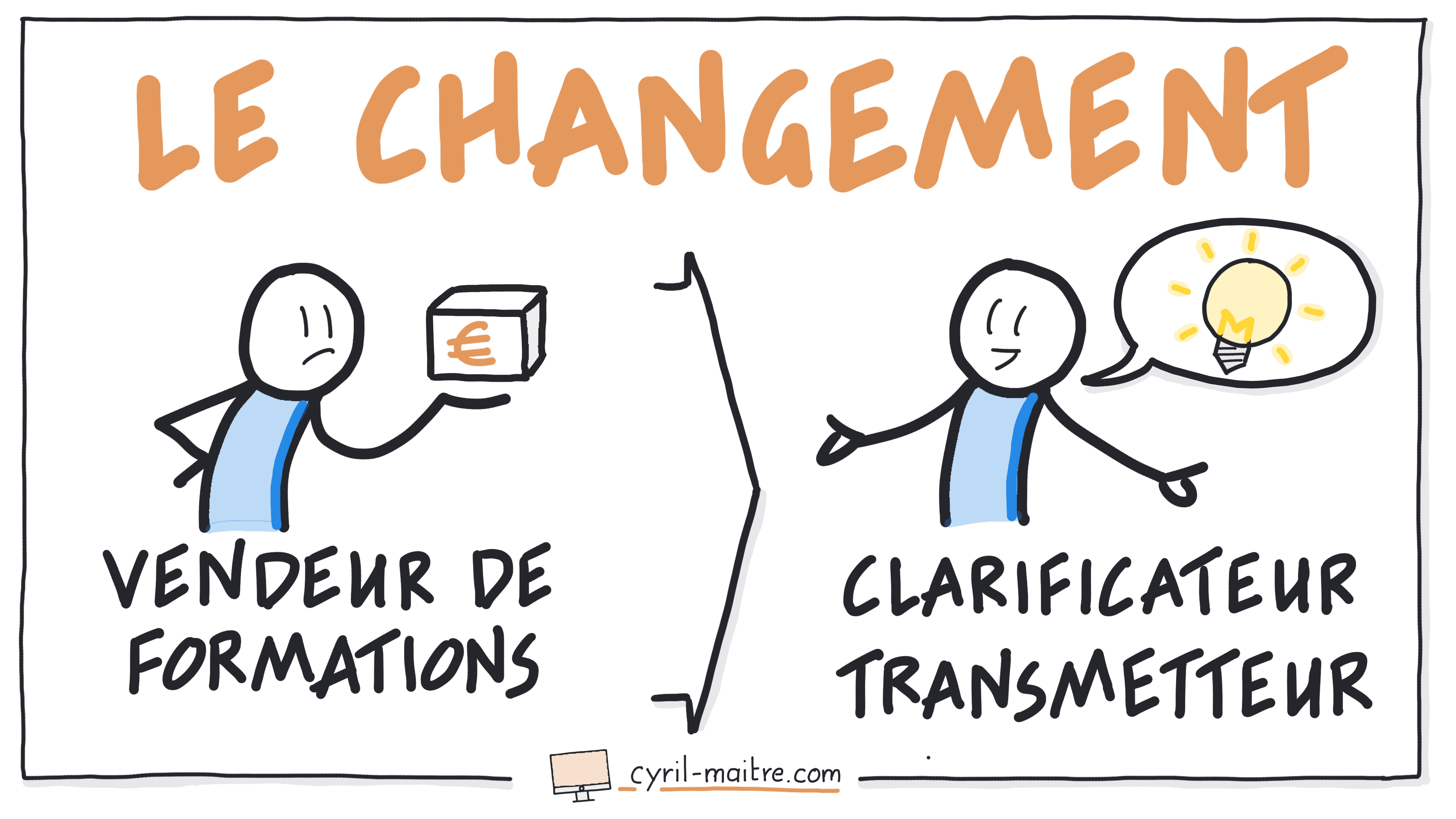 Passer de vendeur de formations à clarificateur