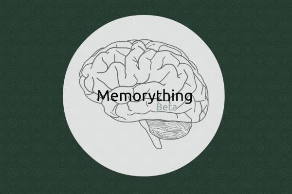 page d'accueil de memorything.org