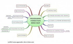 Vignette de Mind Map N&deg;8  Programme De Formation Au Mind Mapping